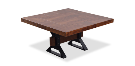 Mesa Comedor Cuadrada 150 x 150 Cm Estocolmo Café