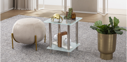 Mesa Lateral Malika Gris