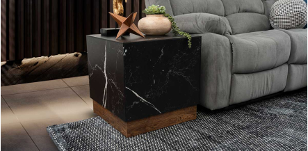 Mesa Lateral Birmania Negro