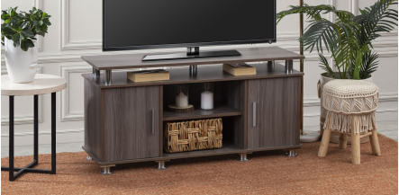 Mesa De TV Vercelli Gris