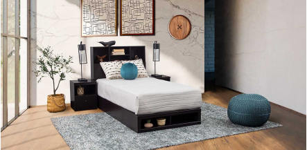 Cama Individual Mateo Café