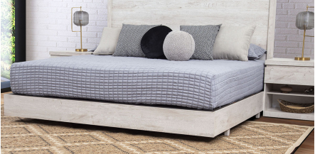 Base De Cama King Size Haití Blanco