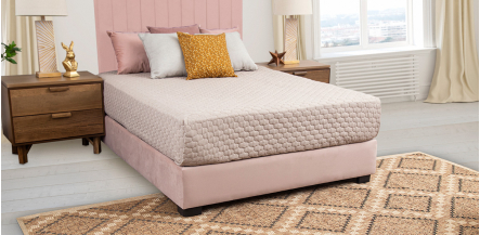 Base De Cama Queen Size  Megan Rosa