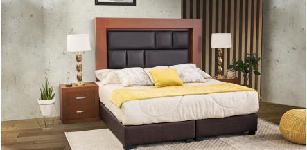 Recámara King Size Bali New Avellana 3 Piezas