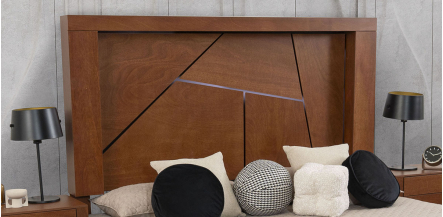 Cabecera Con Luz King Size Zen Café