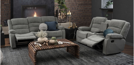 Sala Reclinable Columbia Gris