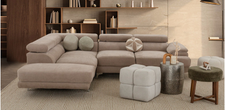 Sala En L Akira Beige