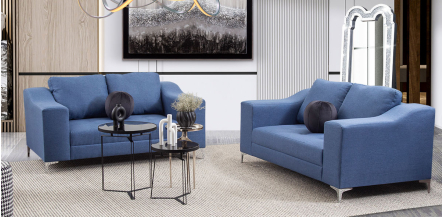 Sala Marruecos Azul Navy 2 Piezas