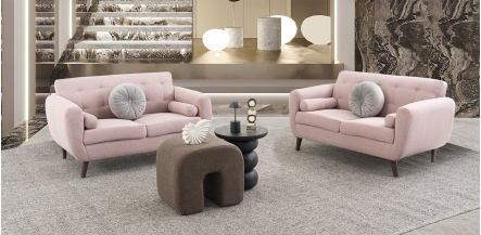 Sala Monet Rose 2 Piezas