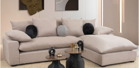 Sala Modular Derecha Cloud Beige