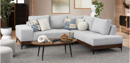 Sala Modular Derecha Fiorella Gris