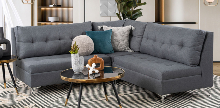 Sala Modular Esquinera Ambar Gris
