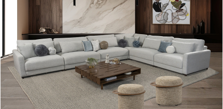Sala Eland CL Gris 6 Piezas