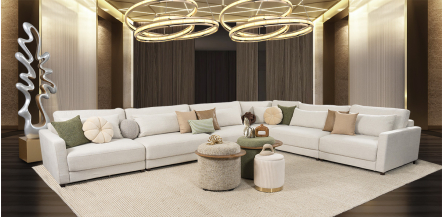Sala Eland CL Blanco 6 Piezas