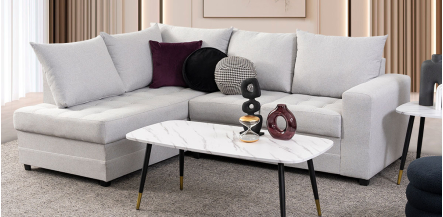 Sala Modular Izquierda Sofía Plata 