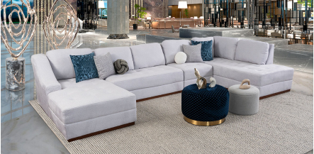 Sala Tifany Plus Blanco 4 Piezas