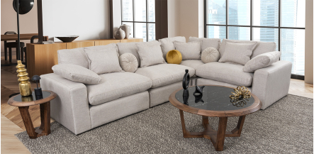 Sala Romelly Beige 4 Piezas