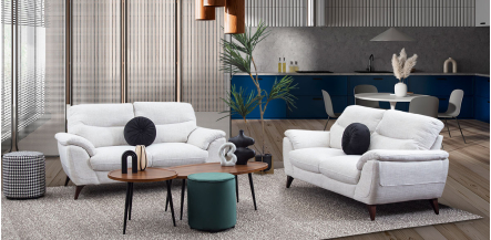 Sala Slash Beige (Boal) 2 Piezas 