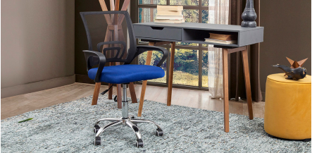 Silla De Oficina Scott New Azul