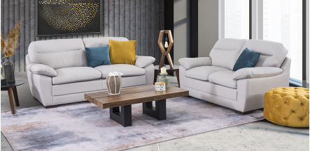 Sala Piel Match Angels Gris  (Boal)