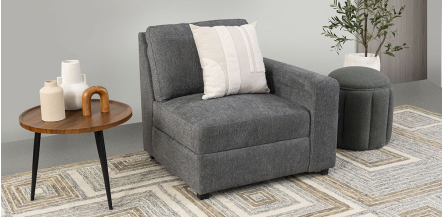 Sillón Elite Gris Charcoal 