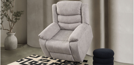 Sillón Reclinable Eléctrico Aruba Beige