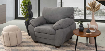 Sillón Bruselas New Gris