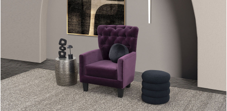 Sillón Ocasional Jeferson Violeta