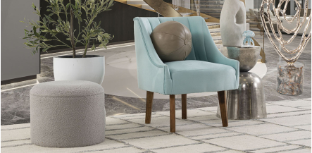 Sillón Ocasional Dante Celeste