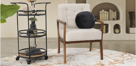 Sillón Ocasional Parota Donovan Beige 