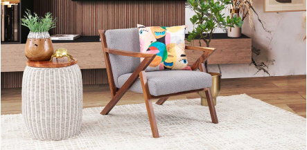 Sillón Ocasional Parota Romeo Gris