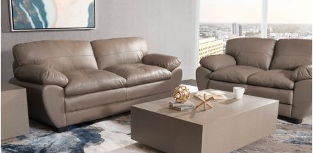 Sala de Piel Victoria Taupe