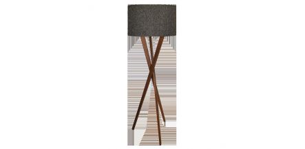 Lámpara de Piso Gris Oscuro Capri 550