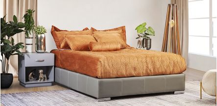 Base De Cama Queen Size Vielka Gris