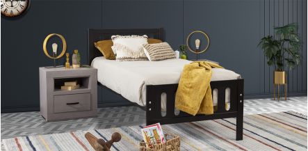Cama Individual Elena Chocolate 
