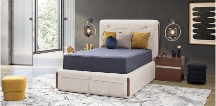 Cama Matrimonial Namora Beige