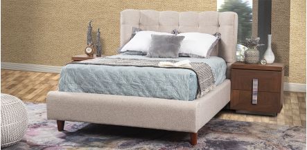 Cama Matrimonial Stella Beige