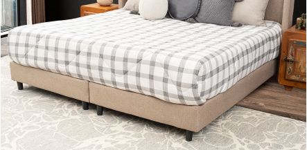 Base De Cama King Size Merea Beige