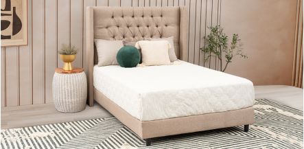 Cama Matrimonial Estela Beige