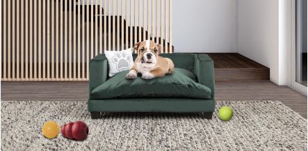 Cama Para Mascota Pet Laika Verde Esmeralda