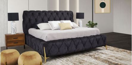 Cama King Size Salvatore Negro