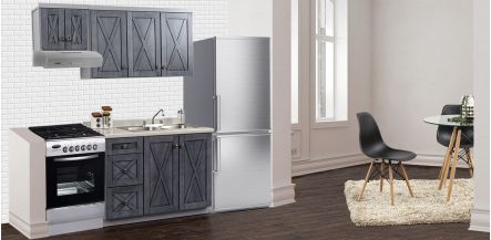 Cocina Urban Gris 1.70 Mts