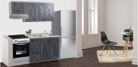 Cocina 170 Cm Urban Gris