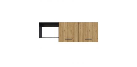 Mueble Superior De Cocina Log Madera Café