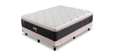 Colchón Y Box Sealy Queen Size Venus
