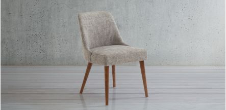 Silla Adda Beige Nogal