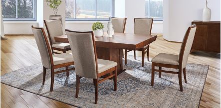Comedor Rectangular Margot Beige 7 Piezas