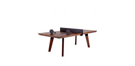 Mesa de Comedor y Ping Pong Forrest Nogal