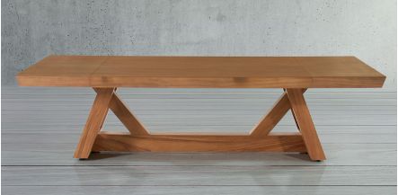 Mesa Comedor Rectangular 240 x 120 Cm Matera Natural