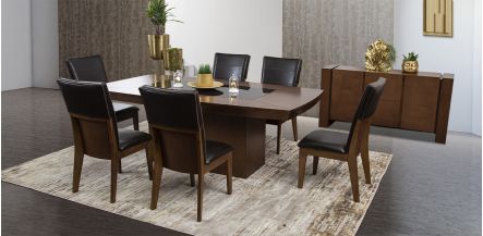 Comedor Tirreno Con Sillas Harper Café 7 Piezas